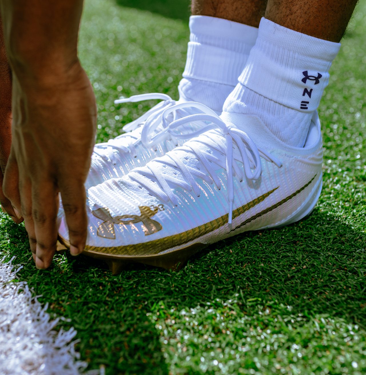 Justin Jefferson in UA Blur Pro
