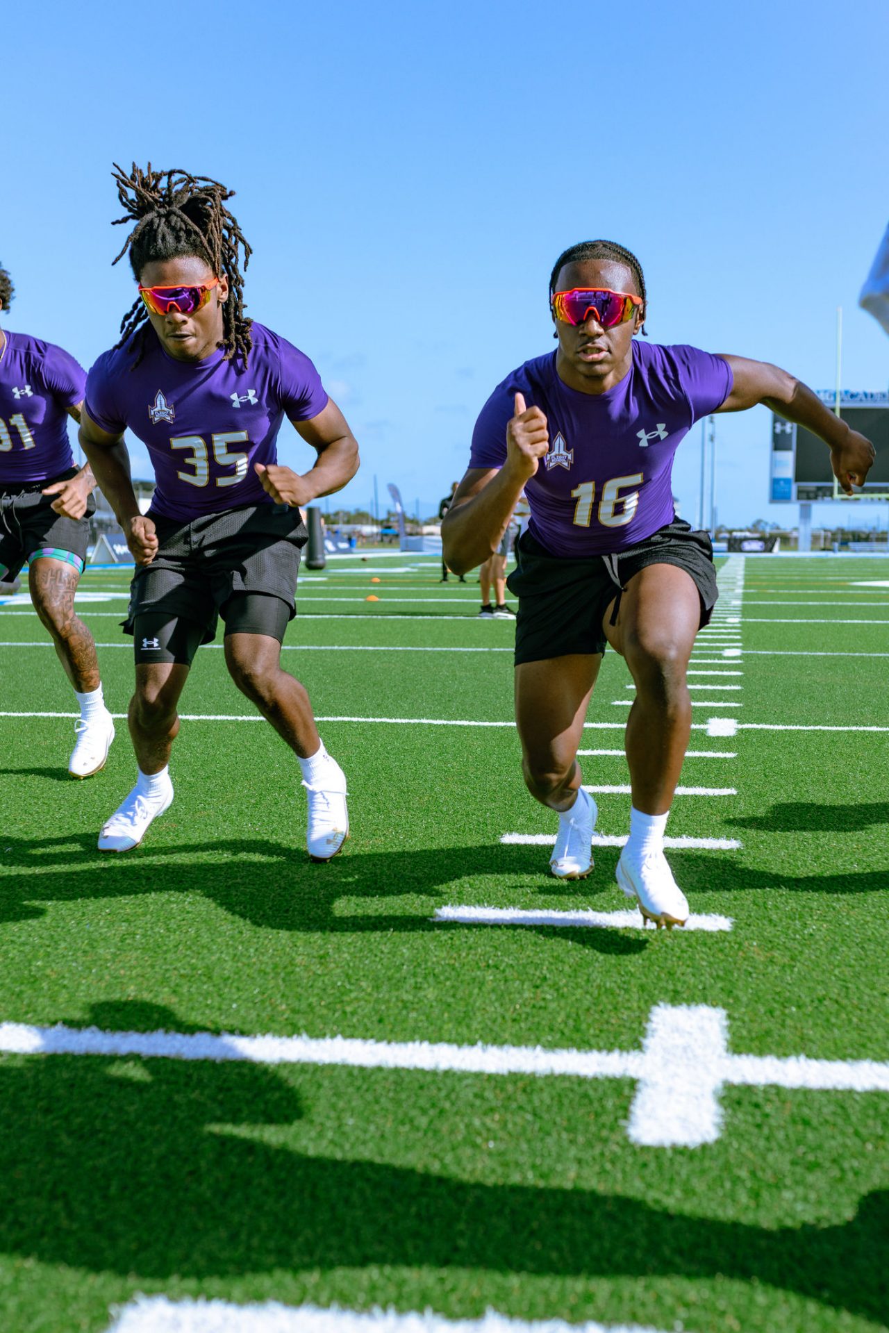 Student Athletes on Field