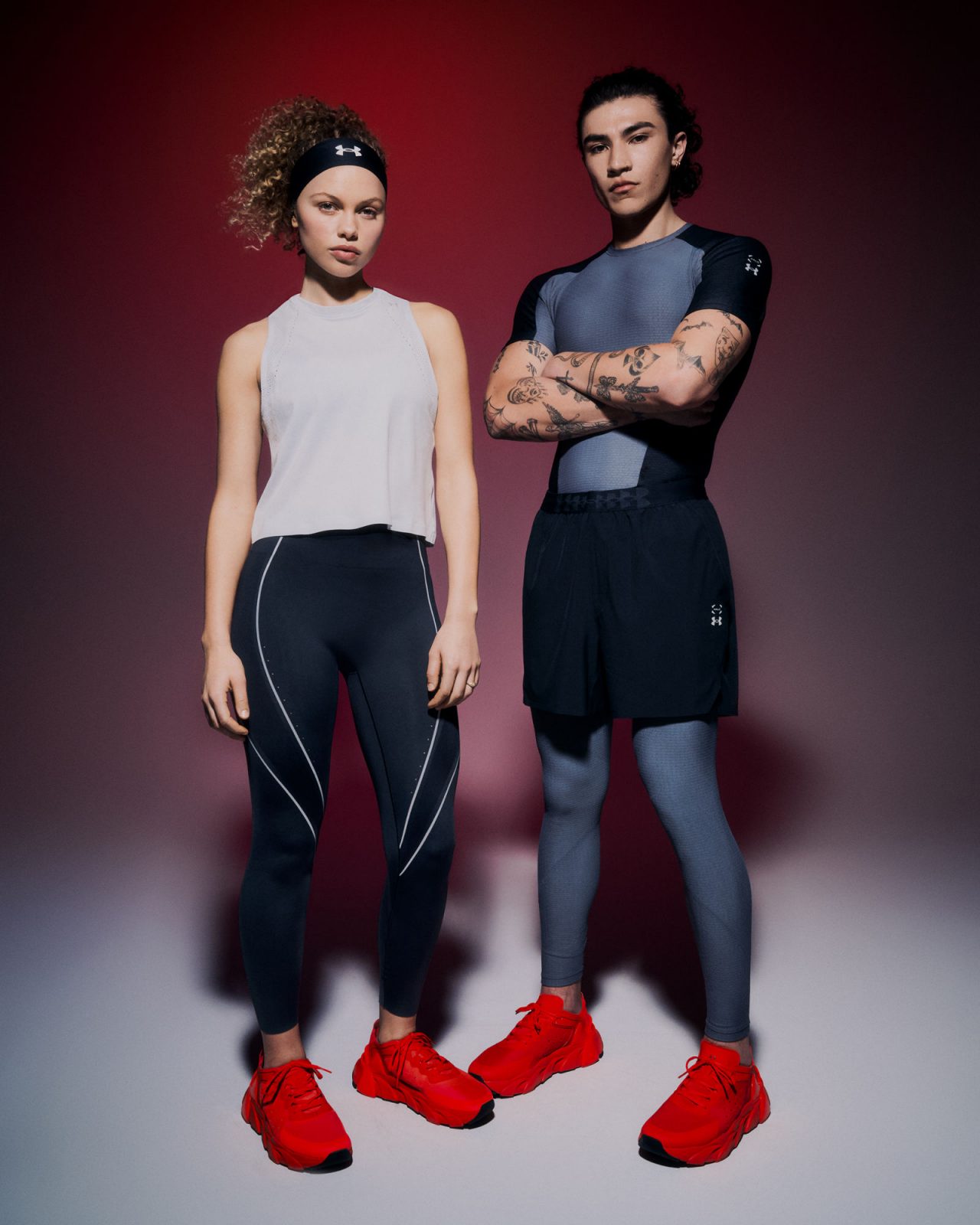 UA Halo on Models Posed in UA Gear