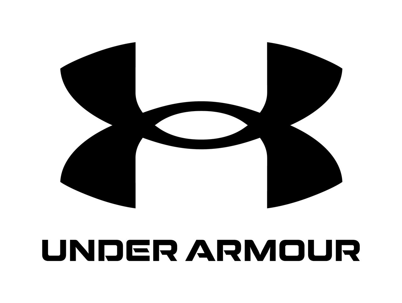 UA Vertical Stack Wordmark Black