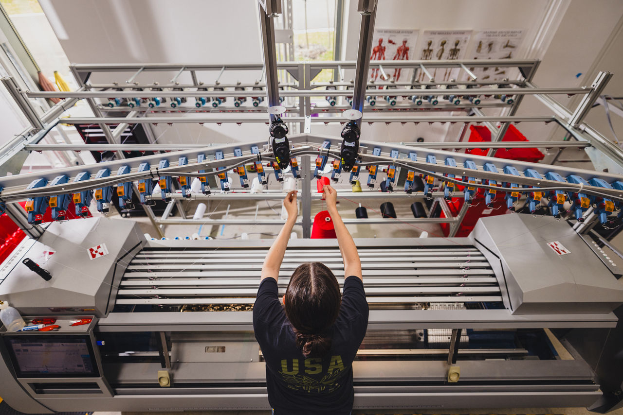 UA Innovation Center Woven Materials Machine