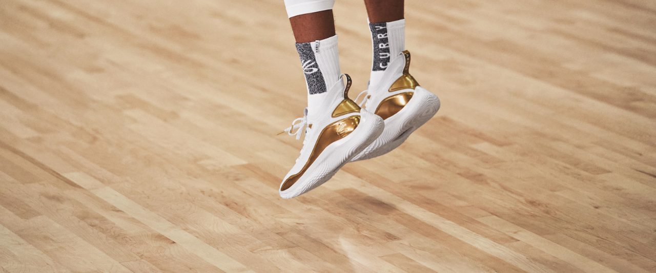 Stephen curry shoes women gold on sale