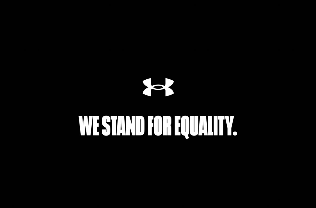 UNDER ARMOUR IS SUPPORTING ITS BRAND VALUES