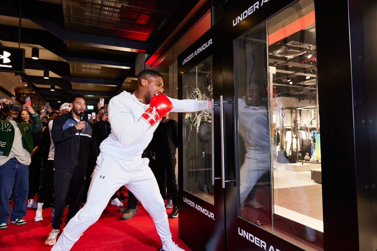 Anthony Joshua Gets Under Armour’s Search for London’s Future Athletes off to Smashing Start